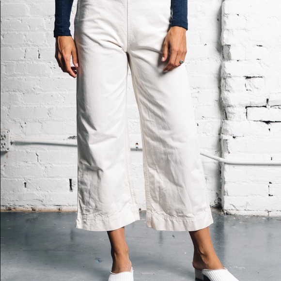 NWOT Ali Golden Side Zip Pant in Bone - Picture 2 of 3